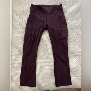 Lululemon Capri length leggings, size 4